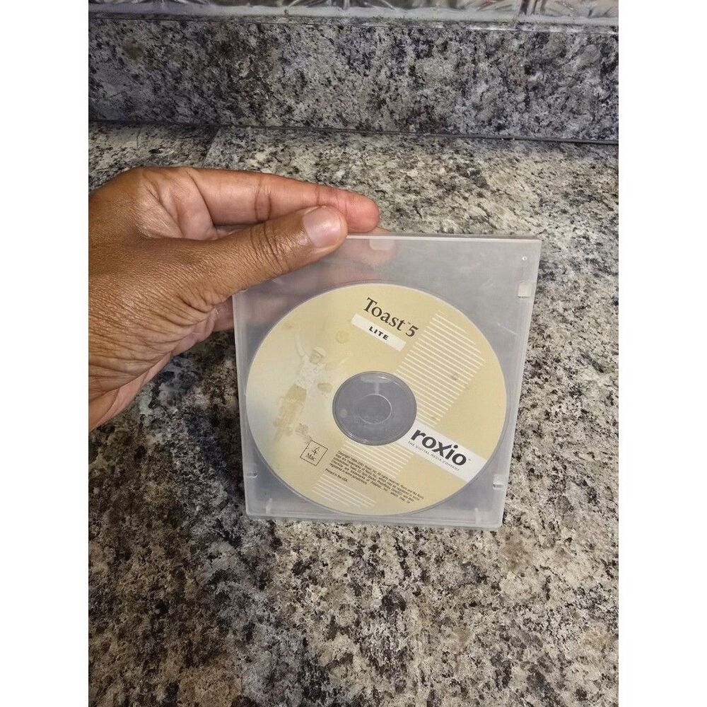 Vintage Roxio Toast 5 Lite Software Disk For Mac